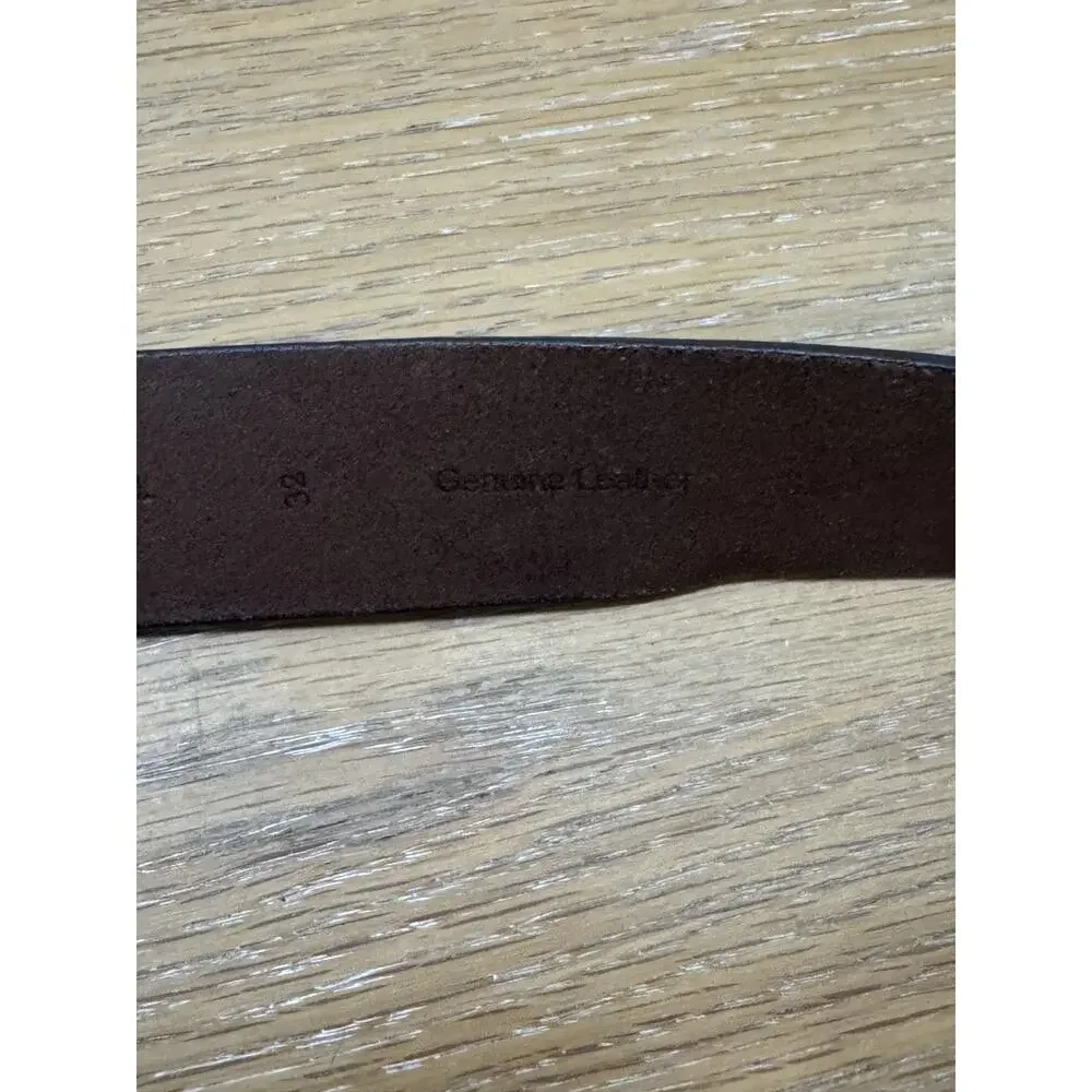 Fossil Men's Brown Leather Belt Size 32